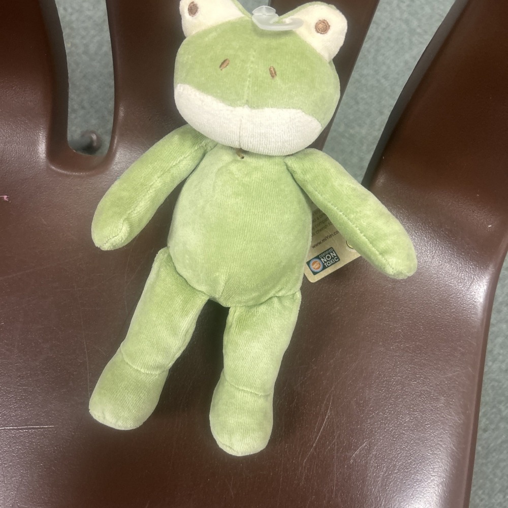 MiYim Plush Stuffed Frog /‎ 9" in / Simply Organic